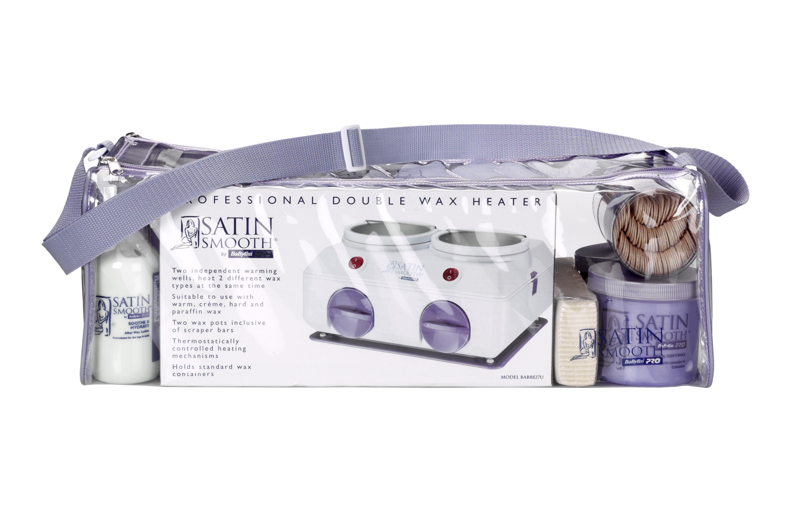 Babyliss Pro Satin Smooth Wax Cream Honey Body Leg Hair Removal Warmer
