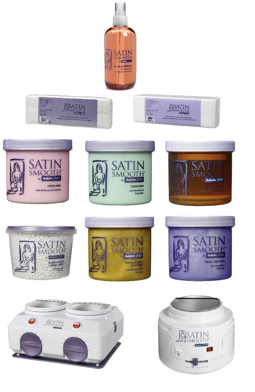 Babyliss Pro Satin Smooth Wax Cream Honey Body Leg Hair Removal Warmer