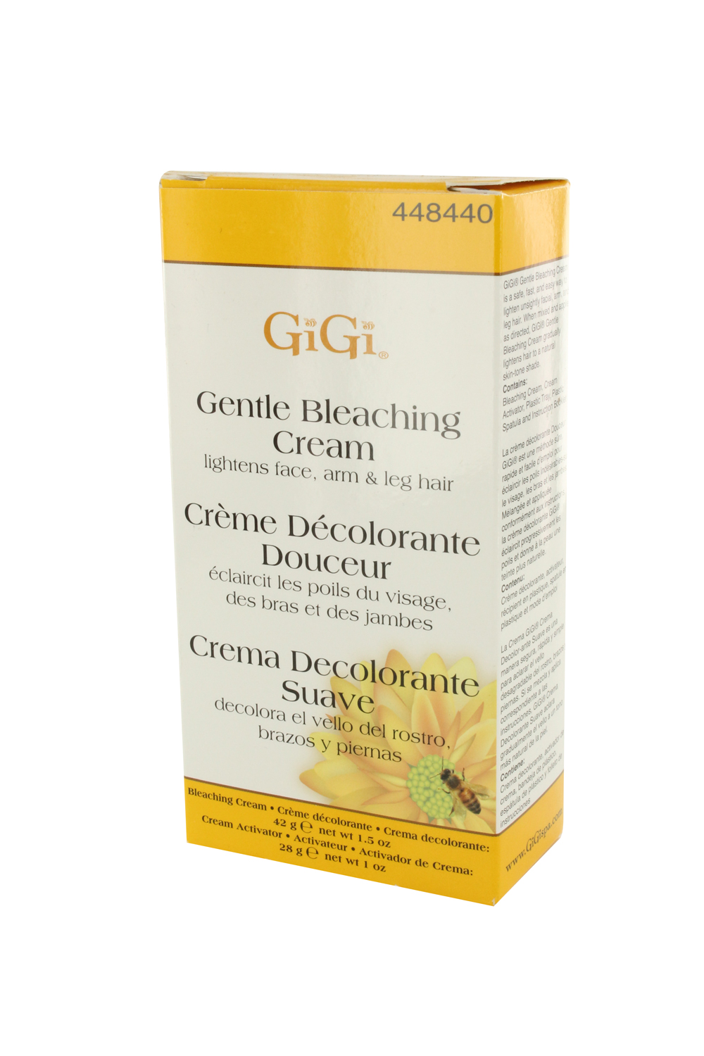gigi cream bleaching gentle hair wax waxing strips leg removal kit depilato...