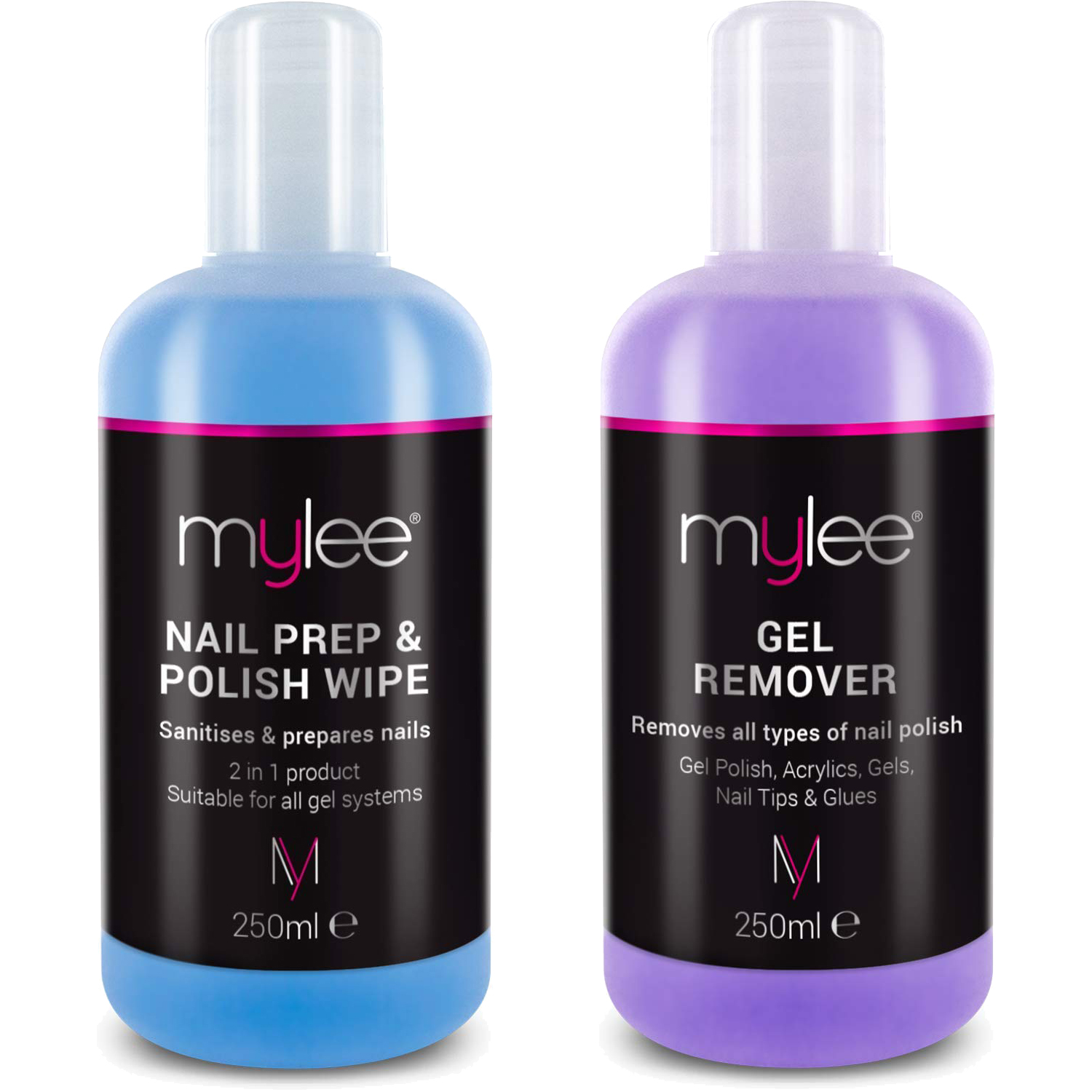 Mylee Nail Gel Polish Prep And Wipe Remover UV LED Manicure Acetone