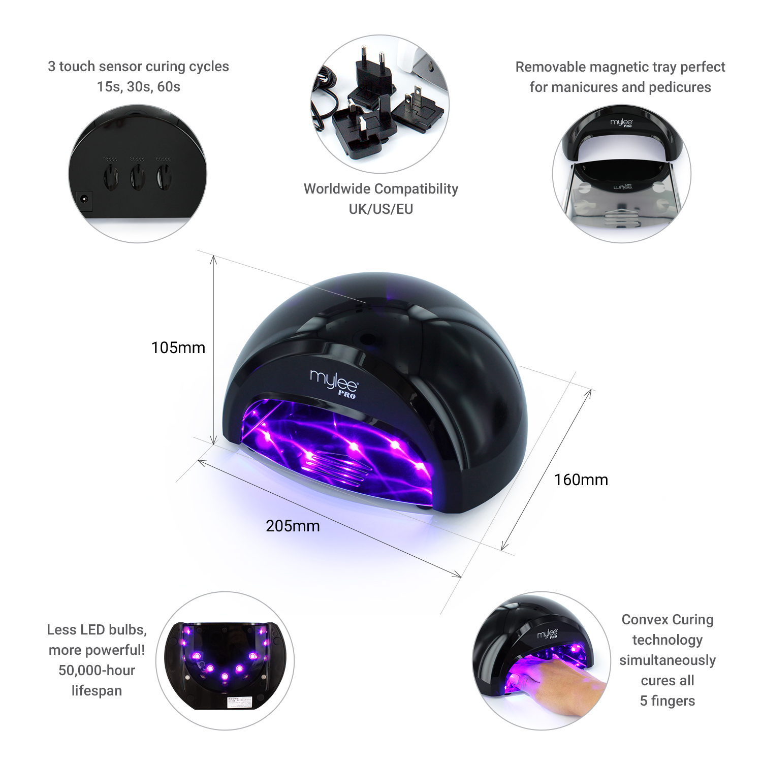 mylee nail lamp instructions