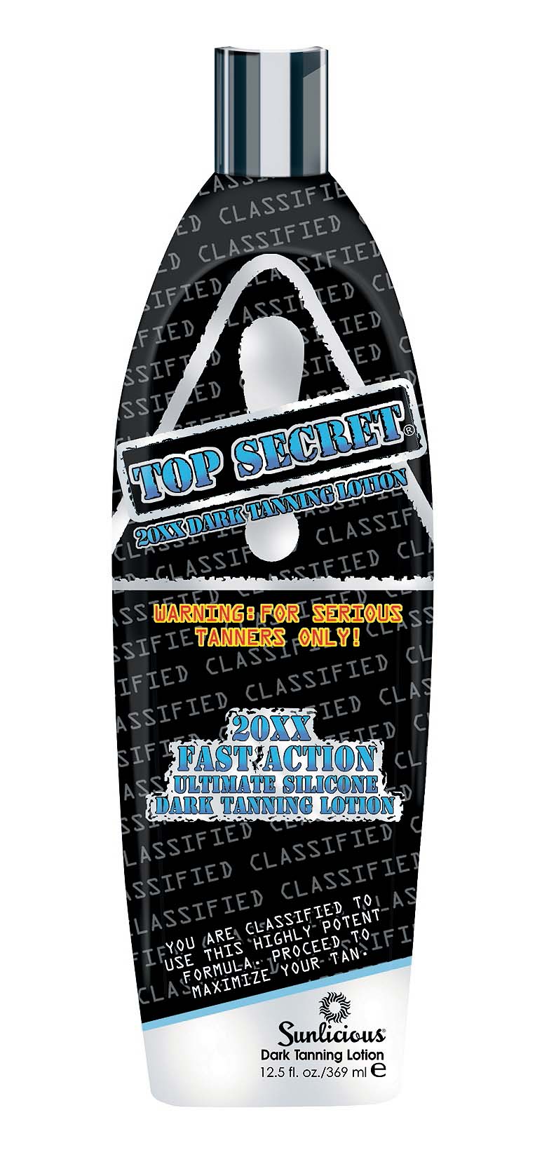 Sunbed Lotion Synergy Tan Top Secret 20XX Dark Tanning 369ml