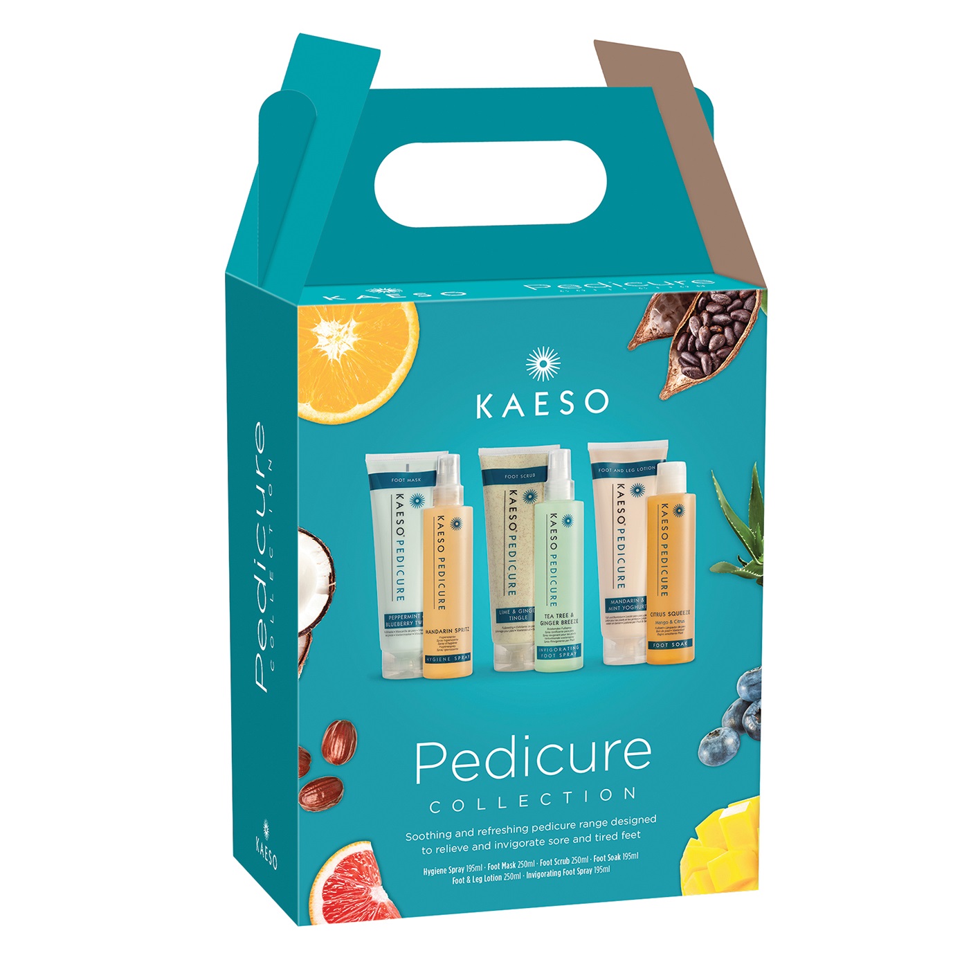 Kaeso Professional Pedicure Kit Foot Care Treatment Scrub