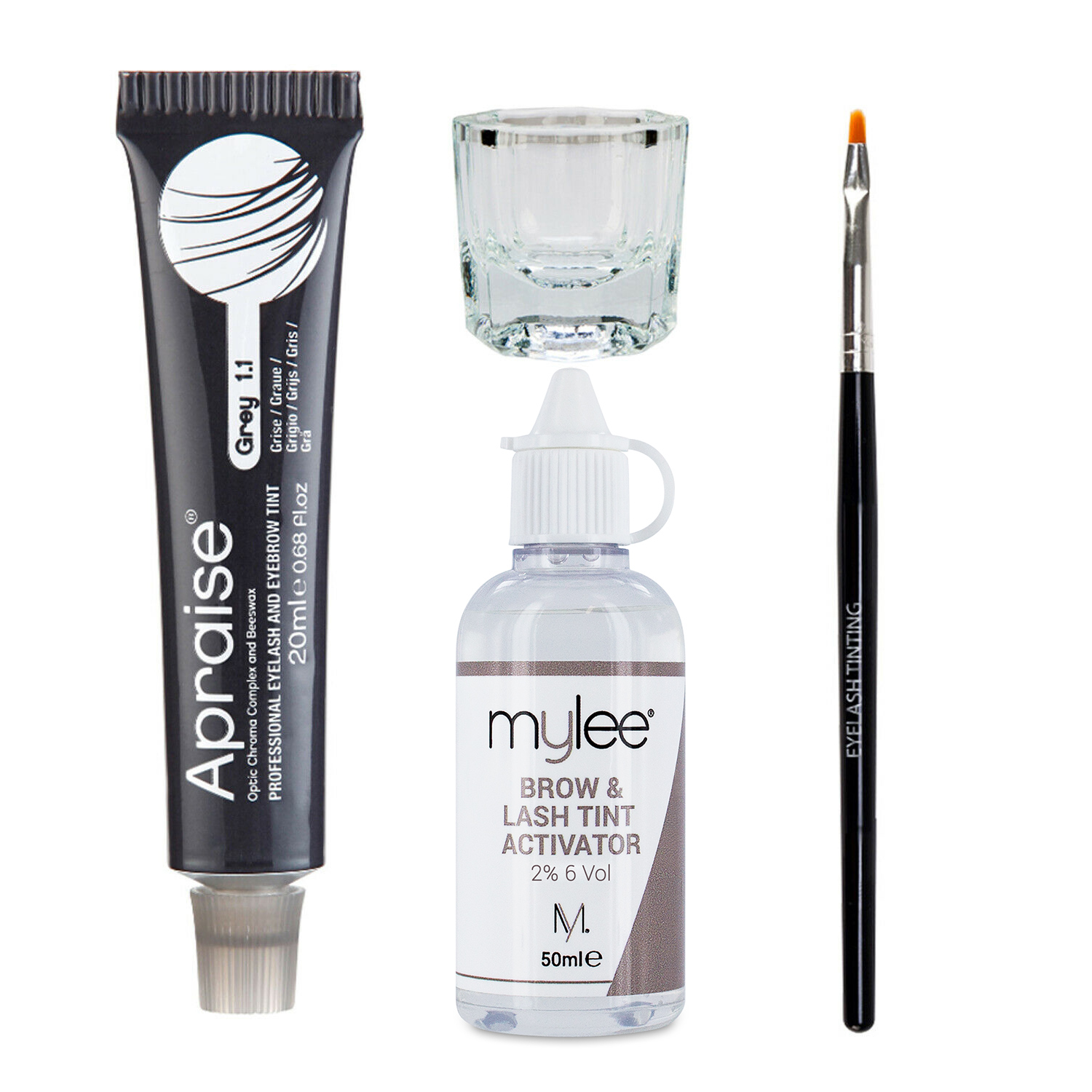 Apraise Eyelash & Eyebrow Tint Dye All Colours Tinting Set Activator