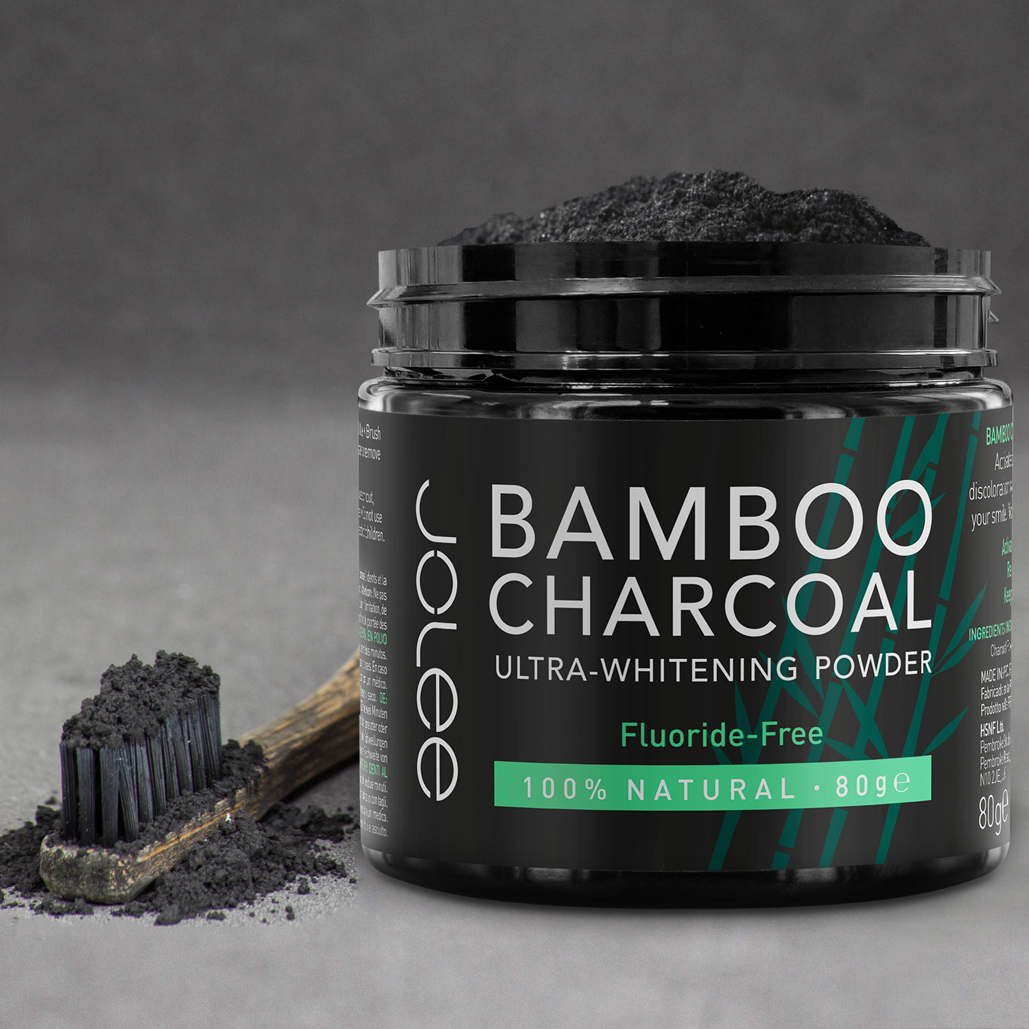 JoLee Bamboo Activated Charcoal Teeth Tooth Whitening ...