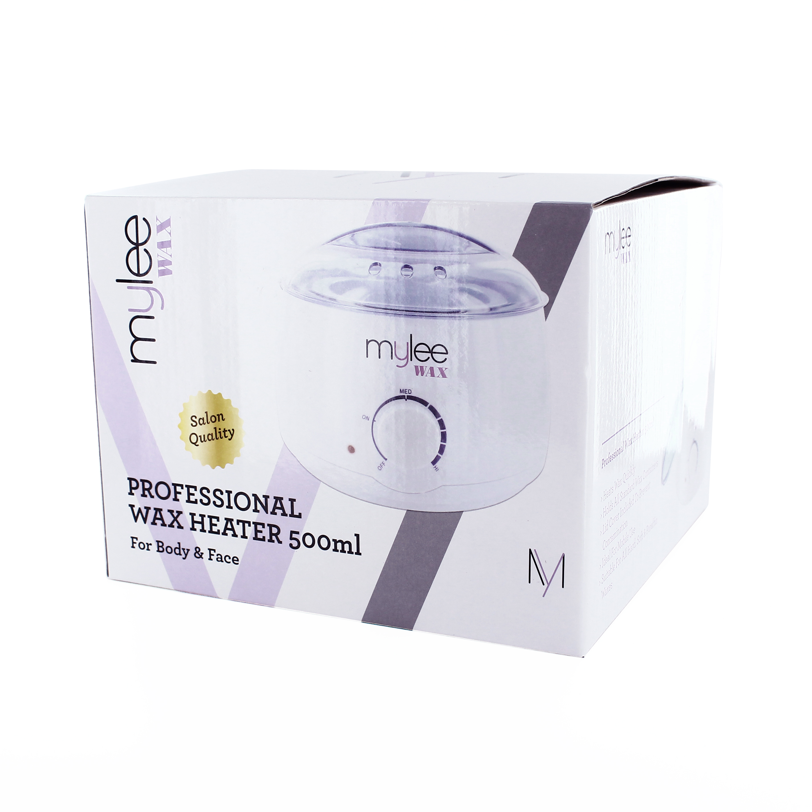 Mylee Depilatory Waxing Kit Heater Wax Pot Spatulas Hair Removal Set