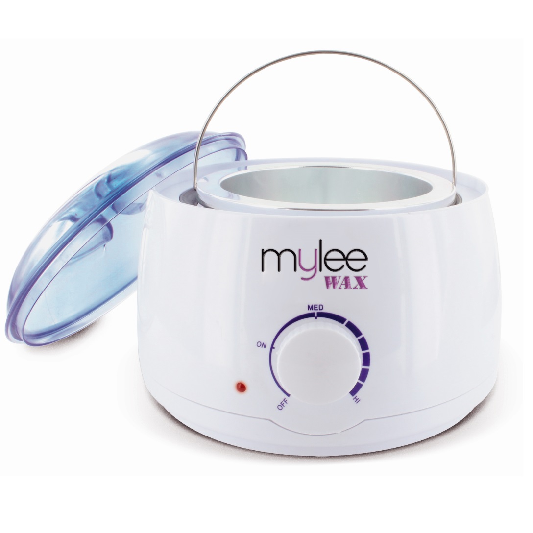 Mylee Complete Waxing Kit Heater Wax Pot Strips Spatulas Pre After Hair ...