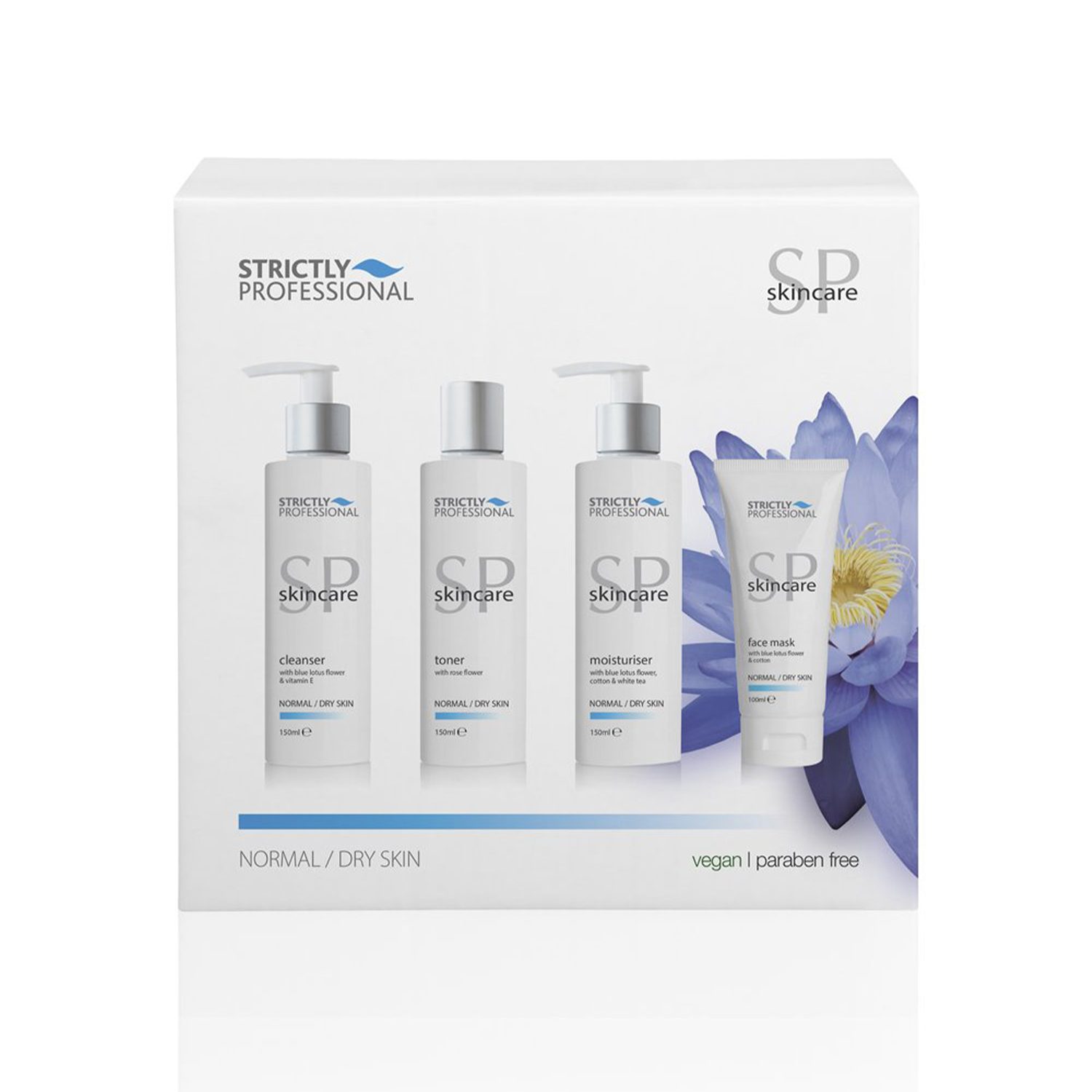 Strictly Professional Facial Care Kit Normal/Dry Skin Cleanser Face