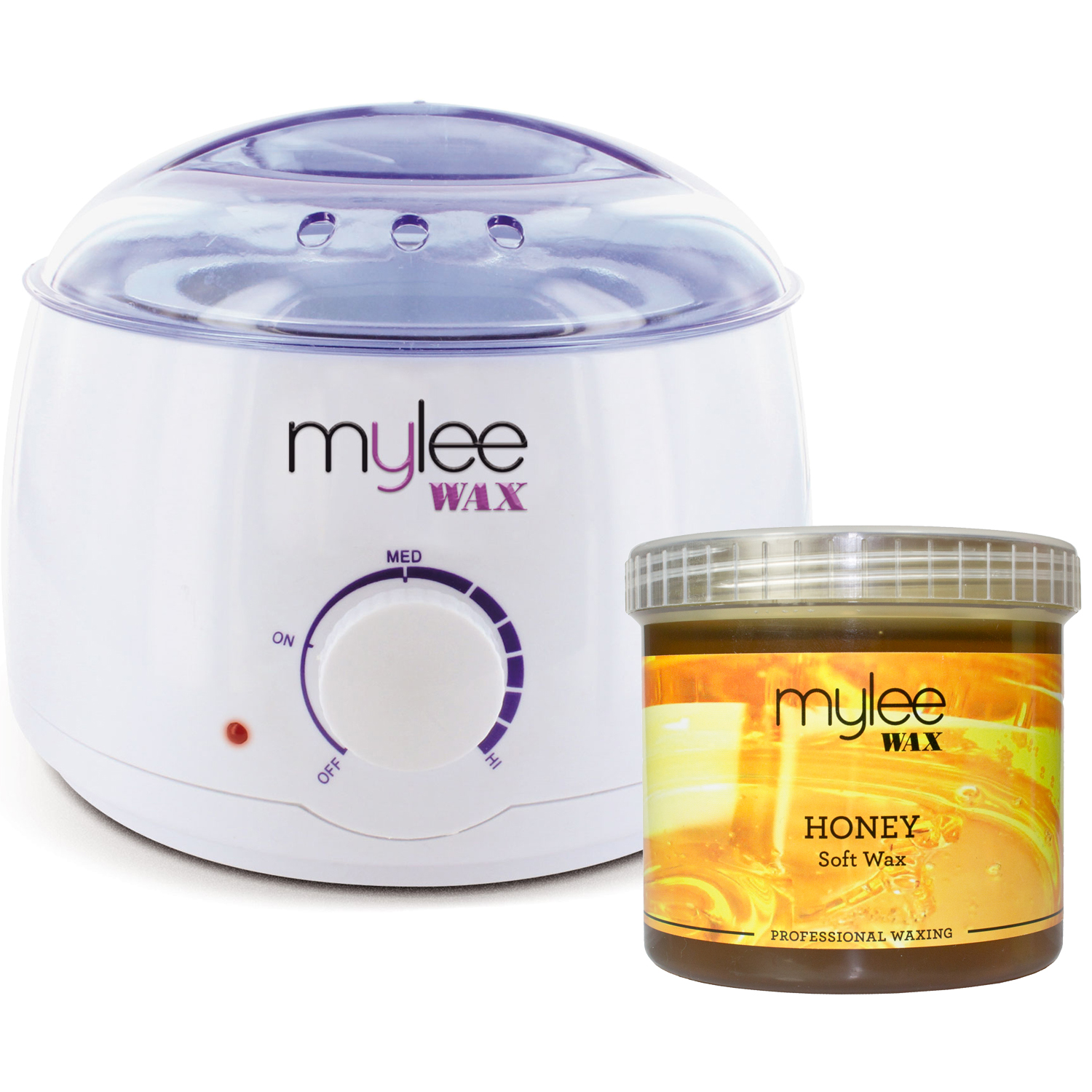 Mylee Depilatory Waxing Kit Wax Heater Warmer Pot Hair Removal Honey